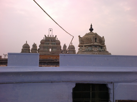 Temple Gopuram from Srivari Padham!